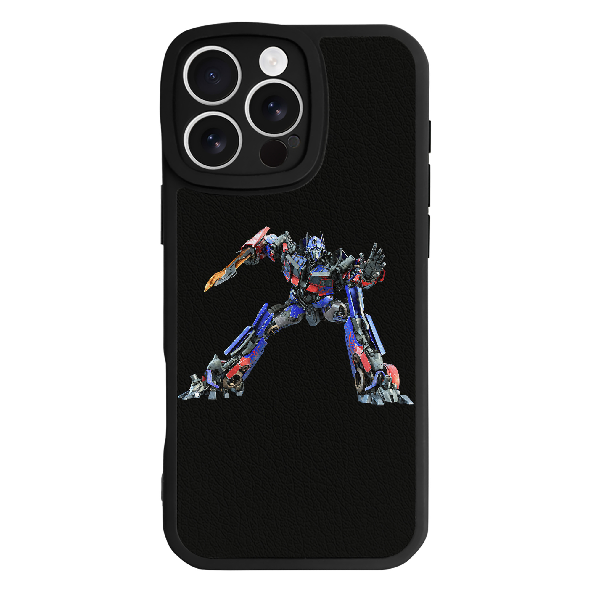 （画像用） Transformers トランスフォーマー 【iPhone 16シリーズ対応】シリコンスマホケース（レザー調） 材質：シリコン